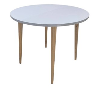 Кухонный стол круглый Серый камень 90*90 см ЛДСП в Коврове