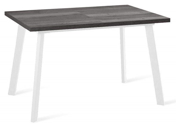Кухонный раскладной стол Dikline HB120 Сосна Пасадена/ножки белые в Коврове - изображение