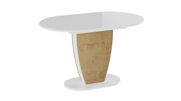 Стол раздвижной Монреаль тип 1 (Белый глянец/Бунратти) в Коврове