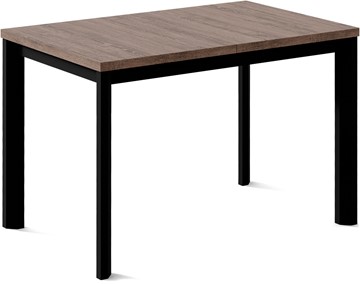 Кухонный стол раздвижной Нагано-1L (ноги черные, дуб табако) в Коврове