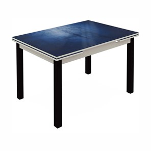 Кухонный стол раздвижной Шанхай исп.2 ноги метал. крашеные №21 (Exclusive h149/белый) в Коврове