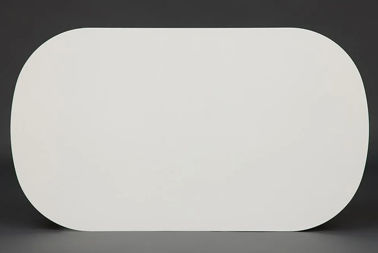 Стол на кухню MAX (Макс) бук/мдф 140х80х75 Белый/Коричневый арт.10465 в Коврове - изображение 2