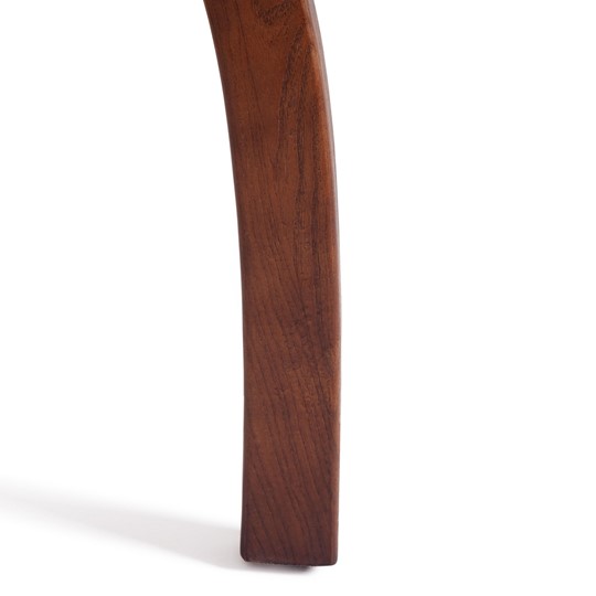 Обеденный стол THONET (mod.T9108) дерево вяз, 100х75 см, Темный Орех (№5) арт.20502 в Коврове - изображение 4