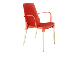 Обеденный стул SHT-ST76/S424-С (красный/ваниль) в Коврове