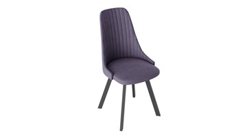 Обеденный стул Франк (паук) исп2 (Графит/Микровелюр Фиолетовый) в Коврове