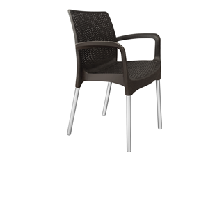 Обеденный стул SHT-ST68/S424 (черно-коричневый/хром лак) в Коврове