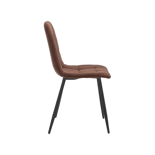 Обеденный стул Leset Скай (Металл черный/велюр Шоколад) в Коврове - изображение 2