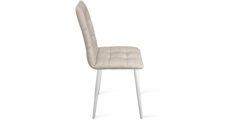 Обеденный стул Аспен К1С (Белый матовый/Микровелюр Duna Brilliant) в Коврове - изображение 1