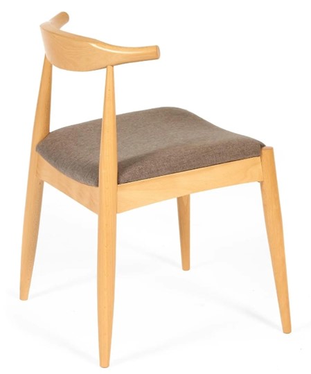 Обеденный стул BULL бук/ткань 54,5x54x75 Натуральный (2 шт) арт.13985 в Коврове - изображение 1
