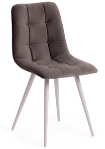 Обеденный стул CHILLY (mod. 7095-1) 45х53х88 серый barkhat 26/белый арт.17292 в Коврове