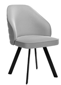 Кухонный стул dikline 276 Е28 светло-серый  ножки черные в Коврове