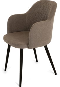 Обеденный стул Эспрессо-1, ноги черные круглые XL (R32)/велюр T173 Капучино в Коврове