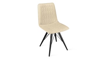 Обеденный стул Хьюго К3 (Черный муар/Велюр Confetti Cream) в Коврове