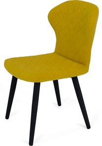 Обеденный стул Марио (Желтый Т182/ноги черные) во Владимире