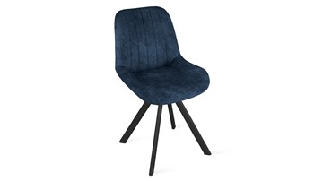 Обеденный стул Марвел Исп. 2 К2 (Черный муар/Микровелюр Wellmart Blue) в Коврове