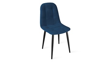 Обеденный стул Райс К1С (Черный муар/Велюр Confetti Blue) во Владимире