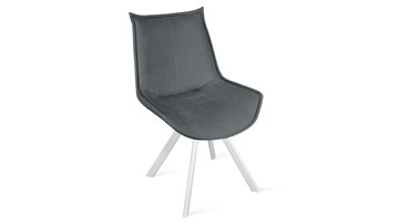 Обеденный стул Тейлор Исп. 2 К2 (Белый матовый/Микровелюр Jercy Graphite) в Коврове