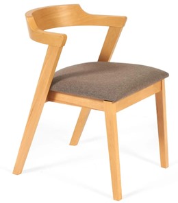 Обеденный стул VERSA (Верса) бук/ткань 54,5x56x74 Натуральный (2 шт) арт.13989 в Коврове