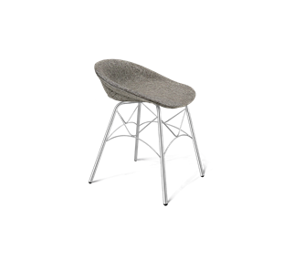 Обеденный стул SHT-ST19-SF1 / SHT-S107 (коричневый сахар/хром лак) в Коврове