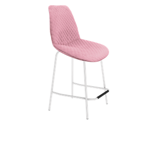 Полубарный стул SHT-ST29-С22 / SHT-S29P-1 (розовый зефир/белый муар) во Владимире