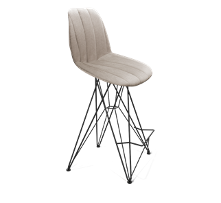 Полубарный стул SHT-ST29-С22 / SHT-S66-1 (лунный камень/черный муар) в Коврове