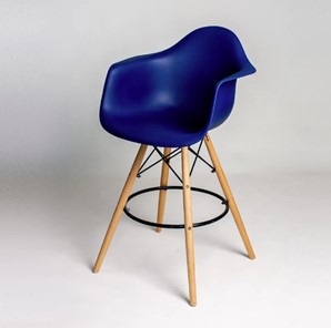 Барный стул DSL 330 Wood bar (темно-синий) в Коврове