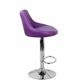 Барный стул Комфорт с мягкой спинкой WX-2396 экокожа фиолетовый во Владимире - предосмотр 3