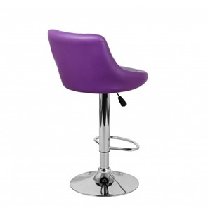 Барный стул Комфорт с мягкой спинкой WX-2396 экокожа фиолетовый во Владимире - предосмотр 4