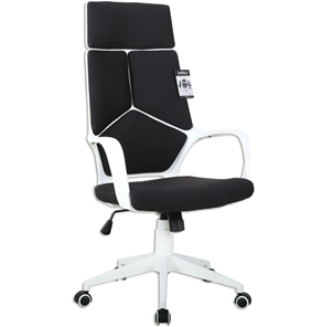 Кресло офисное Brabix Premium Prime EX-515 (пластик белый, ткань, черное) 531812 в Коврове