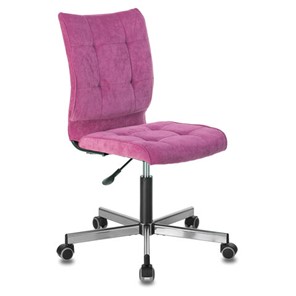 Офисное кресло Brabix Stream MG-314 (без подлокотников, пятилучие серебристое, ткань, малиновое) 532394 в Коврове