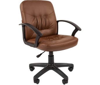 Кресло офисное CHAIRMAN 651 ЭКО коричневое в Коврове