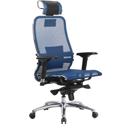 Офисное кресло Samurai S-3.04, синий во Владимире - изображение