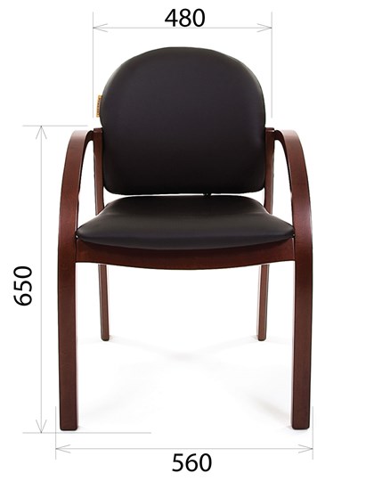 Офисное кресло CHAIRMAN 659 Экокожа черная в Коврове - изображение 1