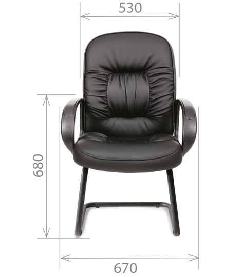 Кресло CHAIRMAN 416V экокожа черная во Владимире - изображение 1