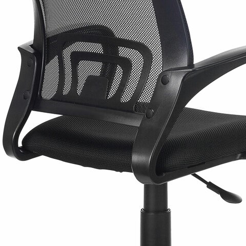 Офисное кресло Brabix Fly MG-396 (с подлокотниками, сетка, черное) 532083 в Коврове - изображение 5