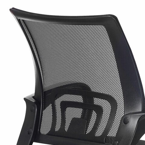 Офисное кресло Brabix Fly MG-396 (с подлокотниками, сетка, черное) 532083 во Владимире - изображение 6