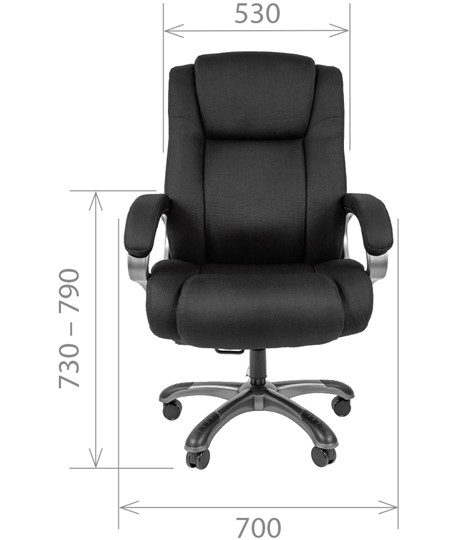 Офисное кресло CHAIRMAN 410 Акриловая ткань SX Серый в Коврове - изображение 1