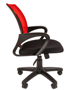 Офисное кресло CHAIRMAN 696 black Сетчатый акрил DW69 красный в Коврове - предосмотр 1