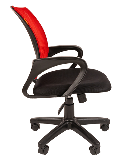 Офисное кресло CHAIRMAN 696 black Сетчатый акрил DW69 красный в Коврове - изображение 1
