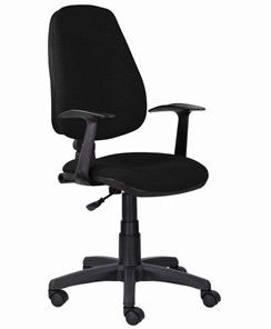 Офисное кресло Brabix Comfort MG-321, регулируемая эргономичная спинка, ткань, черное во Владимире