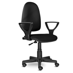 Кресло офисное Brabix Prestige Ergo MG-311 (регулируемая эргономичная спинка, кожзам, черное) 531877 во Владимире