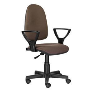 Компьютерное кресло Brabix Prestige Ergo MG-311 (регулируемая эргономичная спинка, ткань, коричневое) 531875 во Владимире
