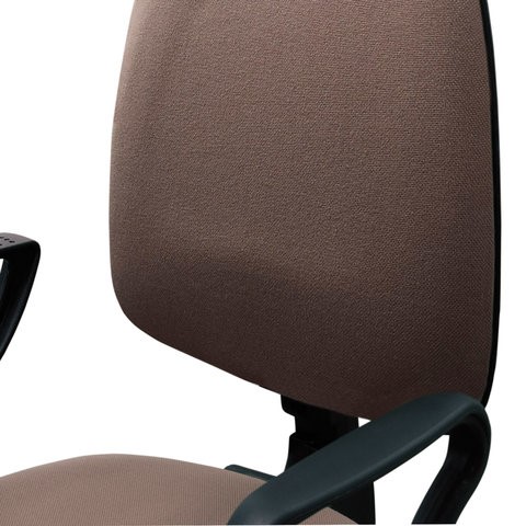 Компьютерное кресло Brabix Prestige Ergo MG-311 (регулируемая эргономичная спинка, ткань, коричневое) 531875 в Коврове - изображение 4