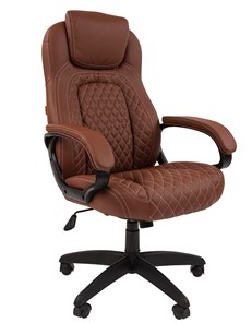 Офисное кресло CHAIRMAN 432, экокожа, цвет коричневый в Коврове - предосмотр 1