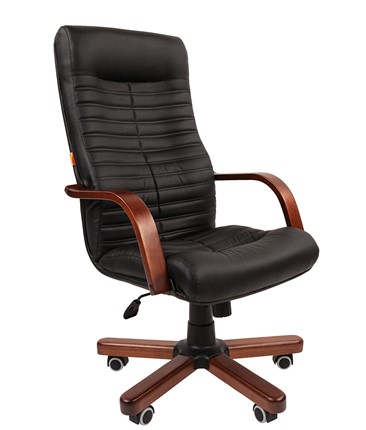 Офисное кресло CHAIRMAN 480 WD, экокожа, цвет черный в Коврове - изображение