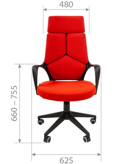 Компьютерное кресло CHAIRMAN 525, серое в Коврове - изображение 1