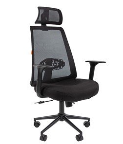 Офисное кресло CHAIRMAN 535 BLACK Сетчатый акрил черный / Полиэстер черный в Коврове