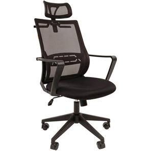 Компьютерное кресло CHAIRMAN 545 сетка/ткань черный в Коврове