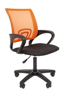 Компьютерное кресло CHAIRMAN 696 black LT, оранжевый во Владимире