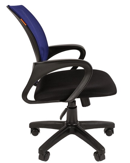 Компьютерное кресло CHAIRMAN 696 black Сетчатый акрил DW61 синий во Владимире - изображение 2